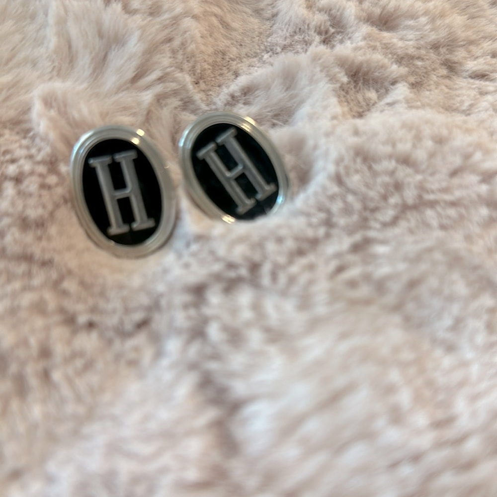 Vintage Swank H monogram cufflinks